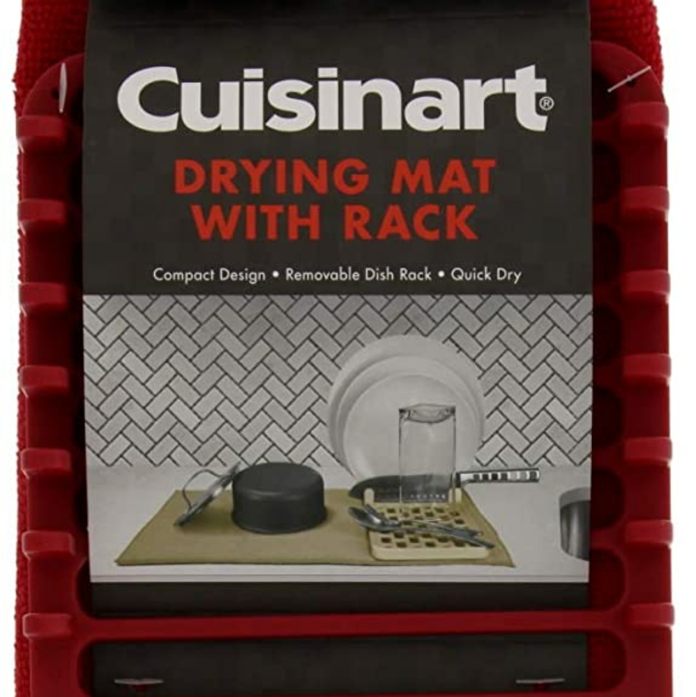 Cuisinart drying mat with rack